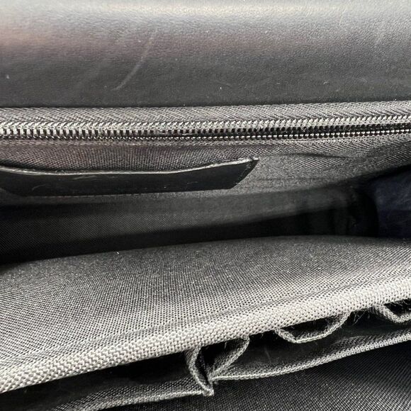 Jack Georges Black Elements Briefcase with Key & Tag - Picture 11 of 16